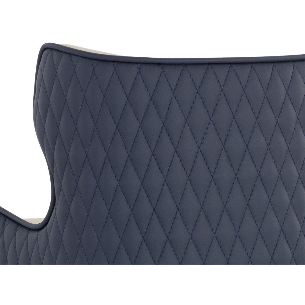 Gianni 37 inch Dillon Cream / Dillon Thunder Counter Stool